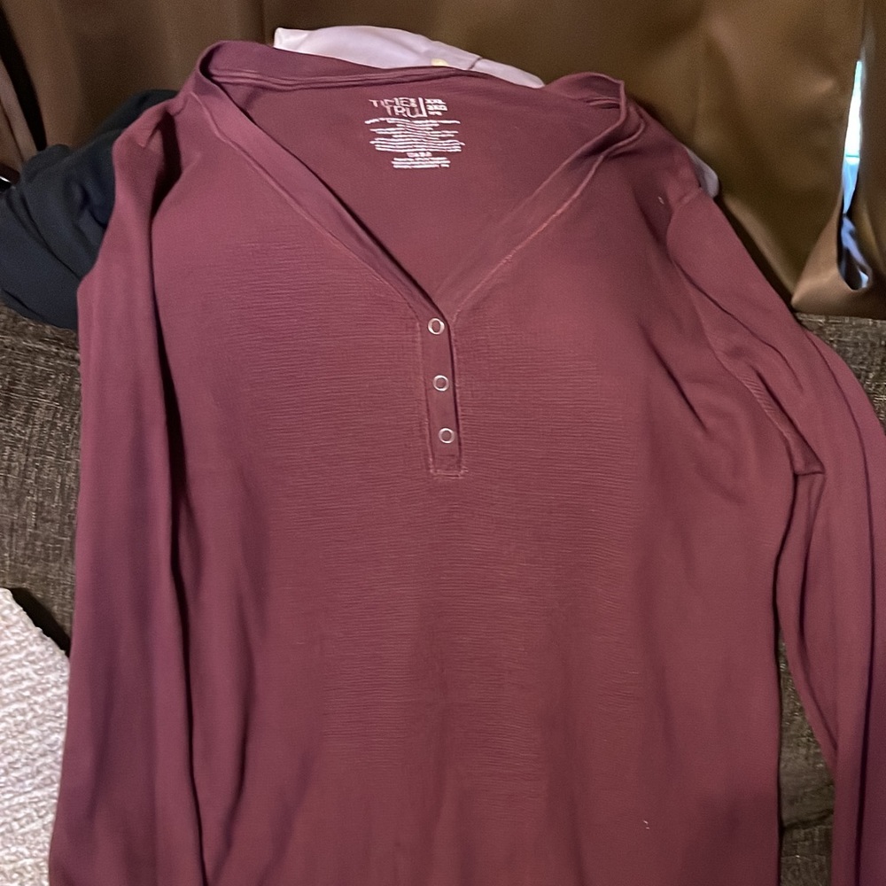 Two long sleeve shirts